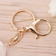 thumbnail image 2 of Acrylic Coin Holder With Pad For 30mm 27mm Keyring Alloy Keychain, Silver, 2 of 4