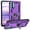 Purple, variant on TJS for Motorola Moto G 5G 2022 Phone Case, with Tempered Glass Screen Protector, Impact Resistant Metal Ring Magnetic Support Kickstand Drop Protector Cover for Moto G 5G 2022 (Purple)
