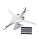 thumbnail image 3 of Modelo de avión bombardero estratégico Tupolev TU-160 a escala 1/200, modelo de avión, decoración de mesa resistente con soporte, recuerdo de aviación soviet, 3 of 8