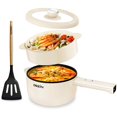 thumbnail image 1 of Dezin Electric Cooker, 2L Non-Stick Saut&Atilde;&copy; Pan, Rapid Noodles Cooker, Mini Pot for Steak, Egg, Fried Rice, Ramen, Oatmeal, Soup with Power Adjustme, 1 of 7