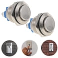 thumbnail image 3 of MOVTOTOP 2Pcs Push Button Replacement Lighted in Silver for Outdoor Installation, 3 of 7