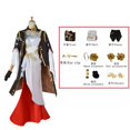 thumbnail image 1 of Disfraz de Honkai Star Rail para mujer, traje de Cosplay de juego Honkai Himeko, vestido de noche Sexy, peluca de Cosplay con hebilla roja, 1 of 4
