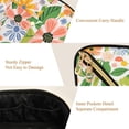 thumbnail image 5 of FORMRS Makeup Bag Travel Cosmetic Organizer for Women Fold Flat Zipper Pouch with Handle, Retro Pink Floral, 5 of 8