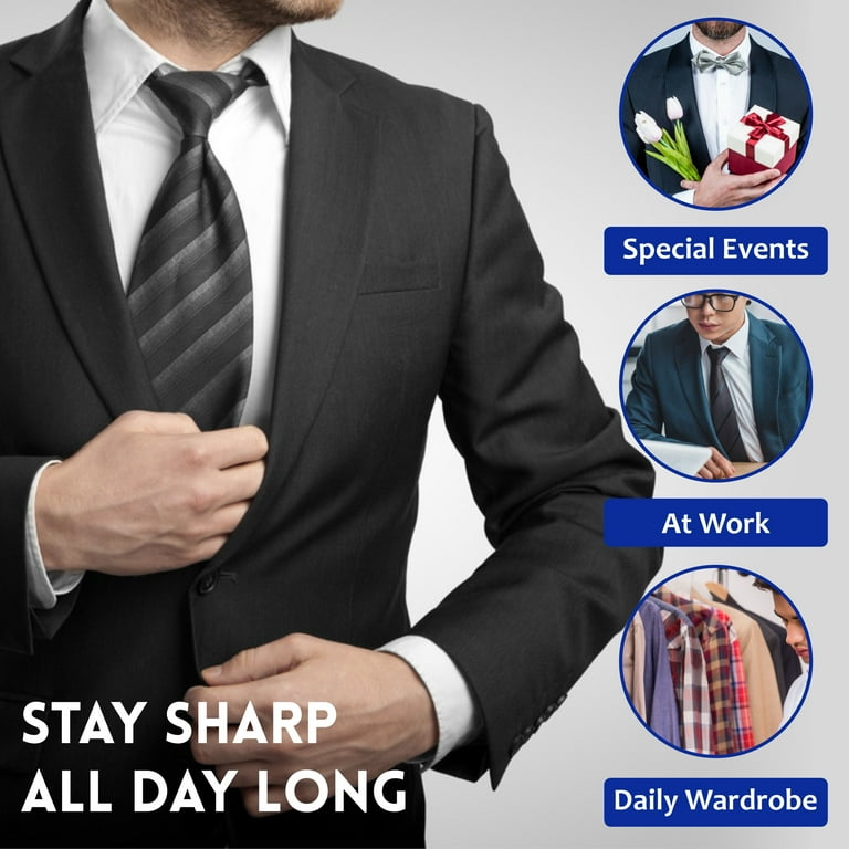 knee length dresses for ladies Best Men's Metal Collar Stays for Dress Shirts (3 Pairs)