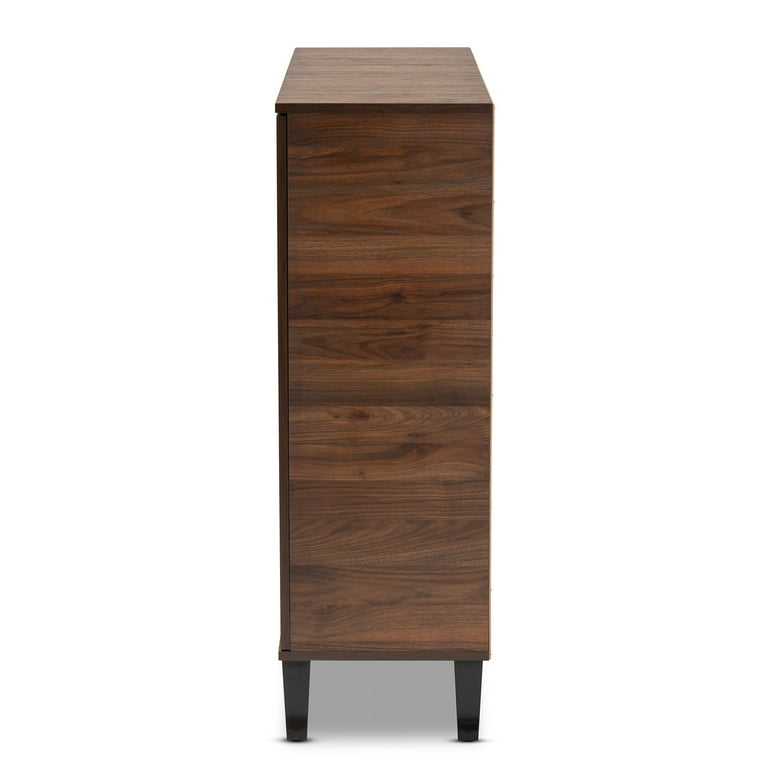 Baxton Studio Idina Mid Century Modern Two Tone Walnut Brown and