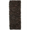 thumbnail image 2 of Leather Runner Rug in Dark Brown (9 ft. L x 2 ft. 3 in. W), 2 of 2
