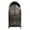 Black, variant on YYAo Kitchen Pantry Storage Cabinet with Glass Door, 71" Cabinet with Adjustable Shelves and Barn Door Design for Kitchen, Living Room, Dining Room, White