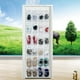 thumbnail image 4 of Sobre la puerta Organizador de zapatos Zapatero colgante Armario de almacenamiento de zapatos transparente no tejido 24 bolsillos Eigraketly HA1662-06, 4 of 5
