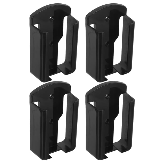 TEHAUX 4Ud Soporte Negro Para Control Remoto Con Montaje Adhesivo Ideal Para TV Y Aire