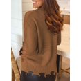 thumbnail image 3 of Razzlebelle Star Sweaters for Women Fall 2025 Trendy Cute Pullover Cozy Baggy Sweater, 3 of 4