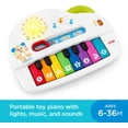 thumbnail image 2 of Piano Baby Toy Fisher-Price Laugh & Learn Silly Sounds 6+M, 2 of 6
