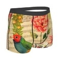 thumbnail image 3 of Disketp Vintage Bird Men'S Boxer Briefs,Soft And Breathable Cotton Underwear With Comfortflex Waistband, 3 of 8