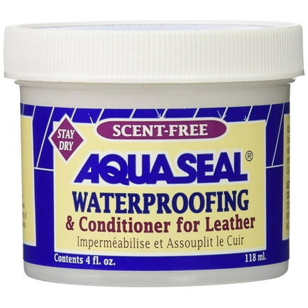 Aquaseal Leather Waterproof Cream, Leather Waterproofing: Formulated for waterproofing and conditioning the leather portions of lightweight hiking boots By AQUA