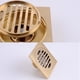 thumbnail image 5 of Ounissouiy Drenaje de piso de doble propósito de metal Ducha de latón y drenaje de piso combinado a prueba de olores con piso cuadrado Accesorios de baño, 5 of 6