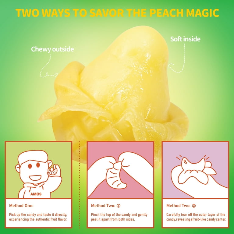 AMOS Peelerz Pineapple Gummies - Peel & Enjoy | 8.47 oz Pack