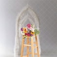 thumbnail image 3 of White Artistic Arch Wedding Backdrop For Photography, 3 of 6