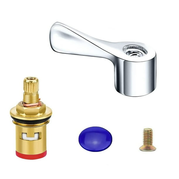 Turn Tap Valves Cartridges with Metal Lever Heads Universal 1/2