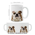 thumbnail image 4 of WIRESTER 11 Oz Ceramic Tea Cup Coffee Mug, Full Portrait English Bulldog, 4 of 7