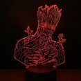 thumbnail image 3 of Luz nocturna LED 3D Galaxys Gardians Babys Groots I Am Groots, 3 of 3