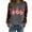 A309 Grey, variant on FASHOFT Valentines Day Sweatshirt For Women Love Heart Print Plaid Printing Casual Pullover Holiday Long Sleeve Pullover Tops Grey L