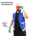 thumbnail image 4 of Disfraz Ash Ketchum Pokémon Adulto Hombre Deluxe Talla Standard, 4 of 5
