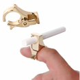 thumbnail image 1 of Anillo para fumar Glory Soporte periférico Clip Soporte para cigarrillos para hombres Anillo creativo Soporte para cigarrillos Soporte para cigarrillos Artefacto perezoso, dorado ZefeiWu 8390613851048, 1 of 1