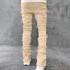thumbnail image 5 of Pantalones largos para hombre, cintura elástica, informales, deportivos, multibolsillos, pantalones para hombre, 5 of 7