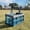 Blue, variant on Deal of The Day, Dvkptbk Collapsible Storage Shopping Basket, Plastic Grated Wall Stackable Basket/Tote Portable Storage Basket With Handles For Picnic Camping Picking Organizing