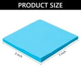 thumbnail image 4 of Tripumer 12 Pcs Self-Stick Pads Sticky Notes Self-Stick Pads 3 x 3 inch Reliable Adhesive Notepads for Office Home Use Blue, 4 of 6