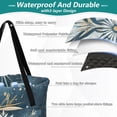 thumbnail image 3 of Extra Large Picnic Beach Blanket Waterproof Sand Proof Portable Outdoor Mat Snowflake Of White Feathers 60x80, 3 of 9