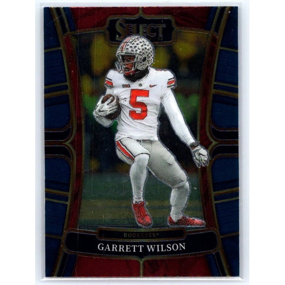 2023 Panini Select Draft Picks Garrett Wilson Ohio State Buckeyes #63 Blue Retail Football Card