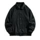 thumbnail image 1 of Puntoco Chaqueta De Color Sólido Para Primavera Y Otoño Para Hombre, Chaqueta Informal Retro De Gamuza Con Botones Y Cuello, 1 of 3