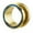 gold, variant on 1PCS Stainless Steel Hollow Double Color Ear Expanders Jewlery Pirecing Plugs/-gold-12mm