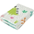 thumbnail image 3 of GZHJMY Dinosaur Soft Hand Towels, 2 Pcs Absorbent Bath Towel Decorative Fingertip Towels for Bathroom Gym Spa Hotel Beach Swimming Pool,14.4"x 28.3", 3 of 7