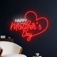 thumbnail image 2 of Handmadetneonsign Happy Mother's Day Wall Art, Mother's Day Party Wall Decor, Mother's day Wall Decor, 2 of 5