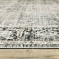 thumbnail image 3 of Oriental Weavers Charleston Washable Area Rug - CHA07 - 2' x 8' - in Charcoal/ Grey - Vintage Inspired, Non-Slip, Stain Resitant, Ultra Low Pile, Entryway, Hallway Runner Rug, 3 of 3
