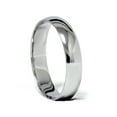 thumbnail image 2 of 5mm Plain Polished Platinum Comfort Wedding Ring, 2 of 2