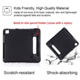 thumbnail image 4 of Allytechgroup Kids Case for iPad Pro 12.9 inch 2022/2021/2020/2018 (6th/5th/4th/3rd Generation) 12.9 Inch Tablet EVA Case with Rotating Kickstand Swivel Handle Shockproof Rugged Stand Cover, Black, 4 of 7