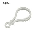 thumbnail image 3 of Plastic Lobster Clasps, Claw Snap Hooks for Keychains DIY Grey, 24Pack, 3 of 7