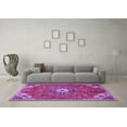thumbnail image 3 of Ahgly Company Indoor Rectangle Persian Purple Traditional Area Rugs, 7' x 10', 3 of 4