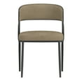 thumbnail image 4 of !nspire Modern Performance Fabric & Bentwood & Metal Dining Chair, Set of 2-Color:Dark Beige/Black, 4 of 6
