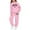 Pink, variant on XEGLSBU Fall Outfits for Toddler Girls 4T-5T Girls' Long Sleeve Hoodie and Sweatshirt with Letter Print for Casual Wear and Outdoor Activity Sky Blue Size 3-4 Years