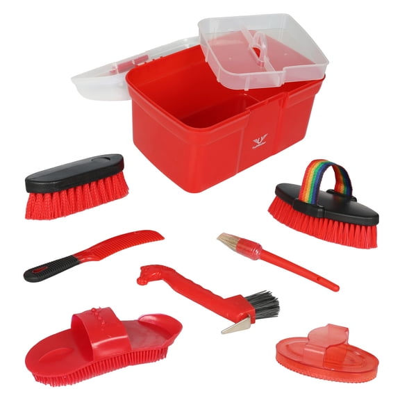 TuffRider Grooming Box -Red