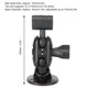 thumbnail image 3 of Soporte de montaje para cámara de salpicadero pequeño, grabador de salpicadero con ventosa, piezas universales ajustables de 360 grados, 2 uds., 3 of 8