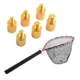 thumbnail image 3 of BIBABLYKE Fishing Landing Net Handle Connector Thread Adapter Net Head Adapter Fishing Landing Dip Net Rod Part Net Head Adapter, 3 of 8