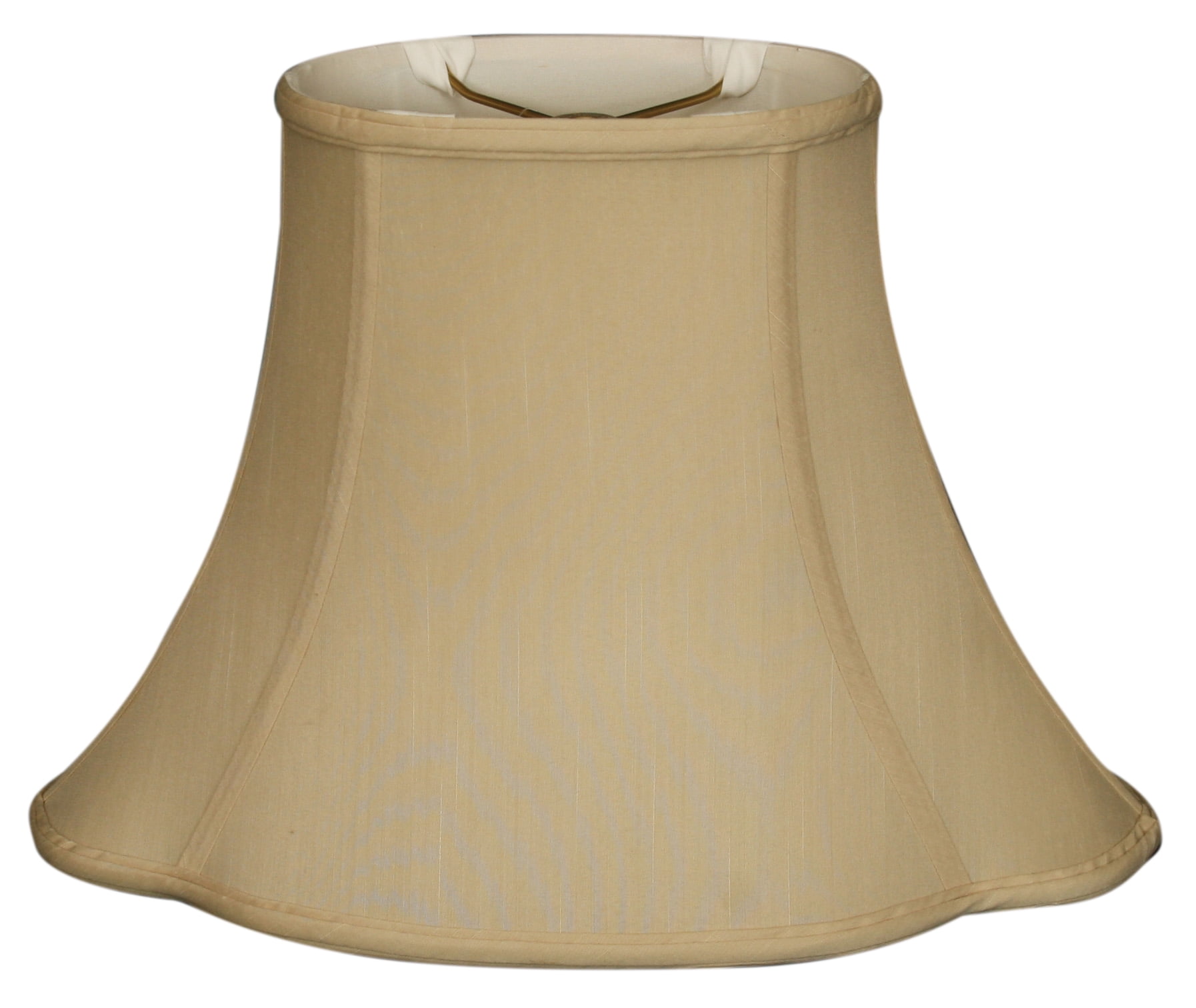 Royal Designs 12" Fancy Oval Lamp Shade Beige