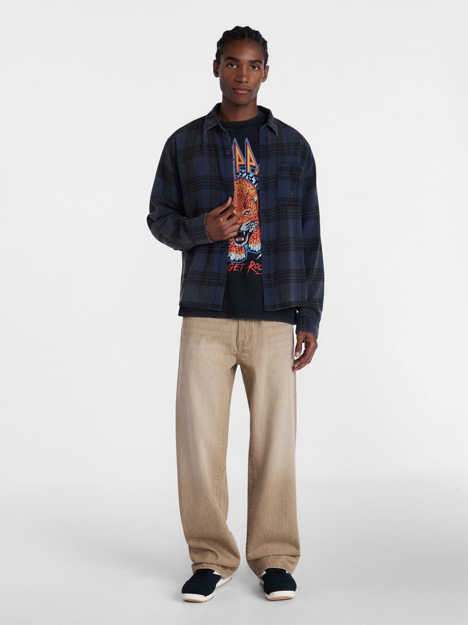 No Boundaries Baggy Fit Jeans, Men's 28x30-40x32