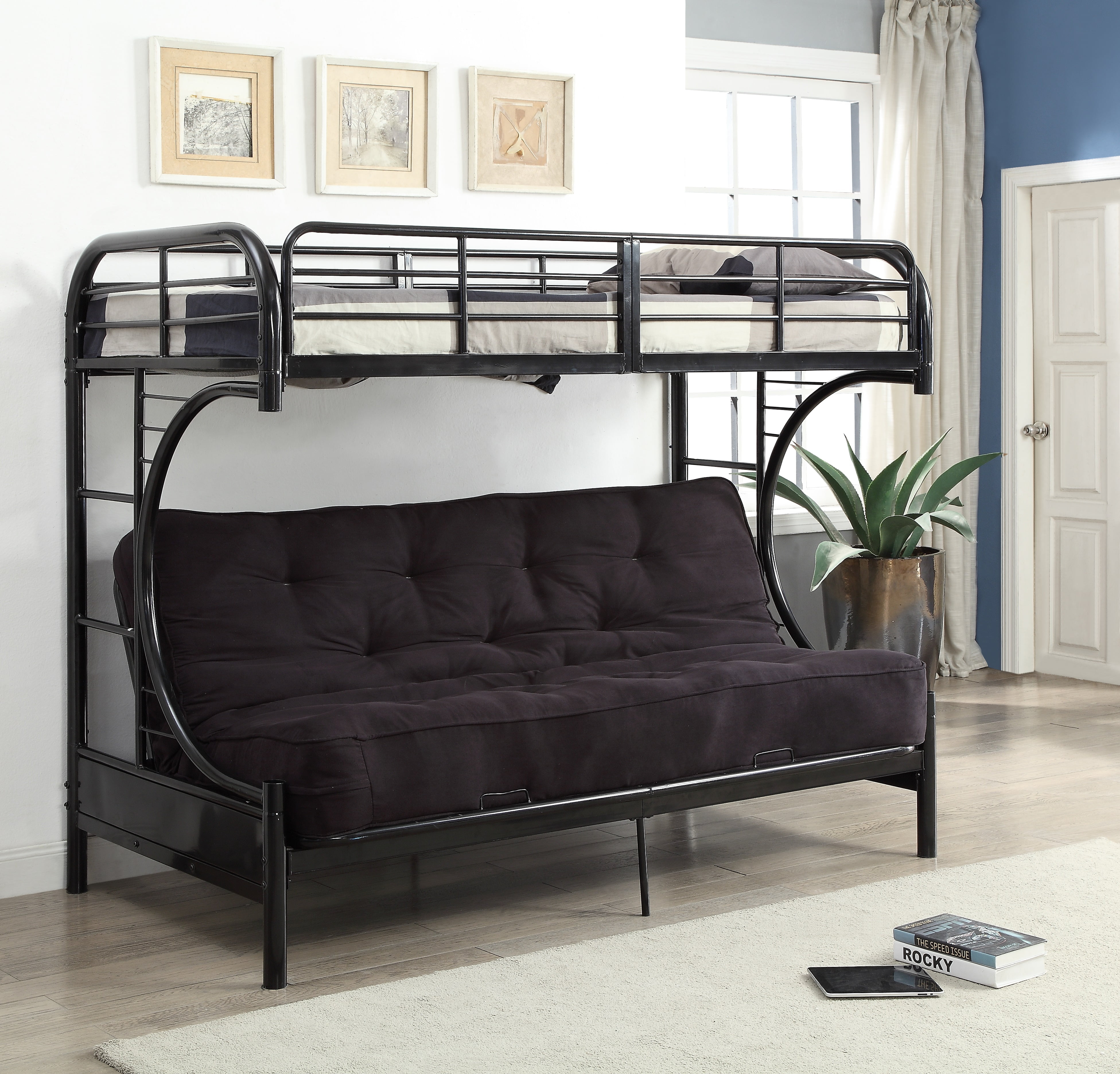 Acme Eclipse Twin Full Futon Bunk Bed, Acme Eclipse Bunk Bed Parts