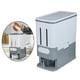 thumbnail image 1 of Dispensador de cereales BLESIY contenedor de almacenamiento de arroz grande gris, 1 of 8