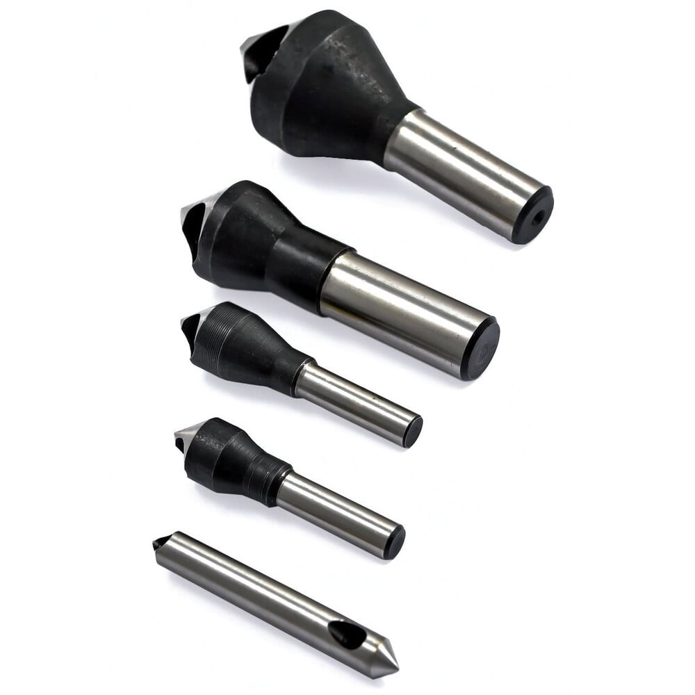 5 Piece 82 Degree Zero-Flute Countersink & Deburring Tool Set 2001-0006